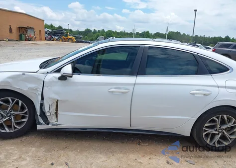 2021 Hyundai Sonata Sel from USA, damaged, VIN 5NPEF4JA2MH113119